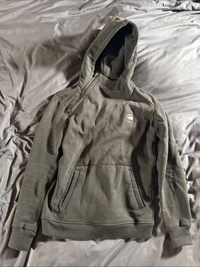 G-Star Zip-Up Hooded Sweater in Olive